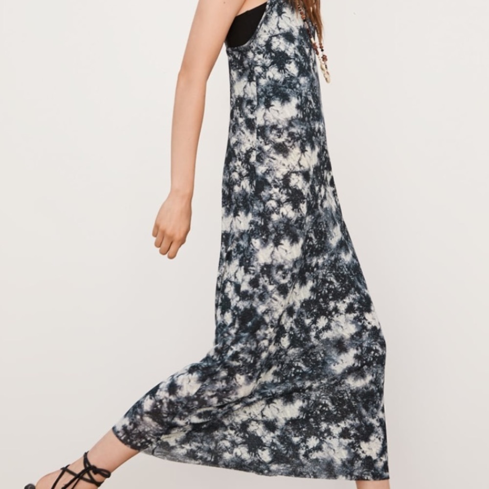 Zara Tie Dye Printed Maxi Dress - Picture 3 of 6